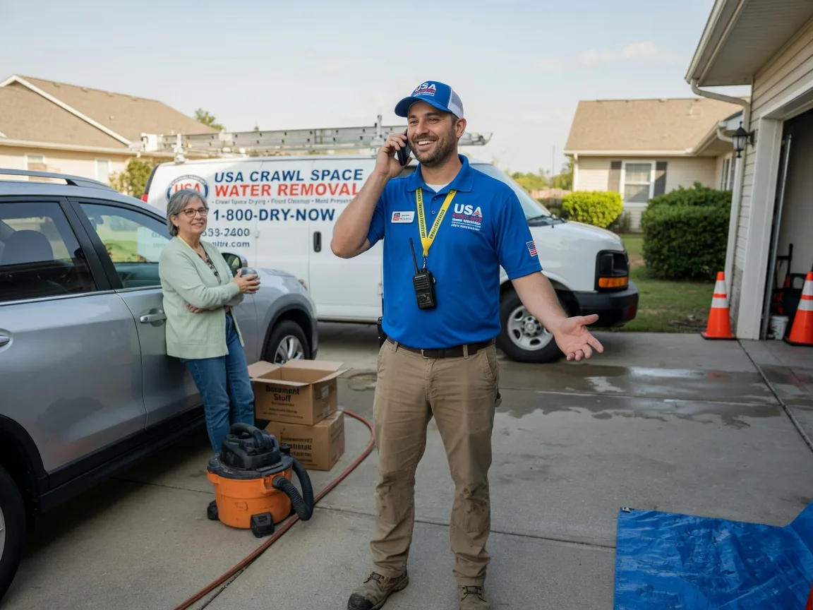 Crawl Space Water Removal Goldston, NC FAQs